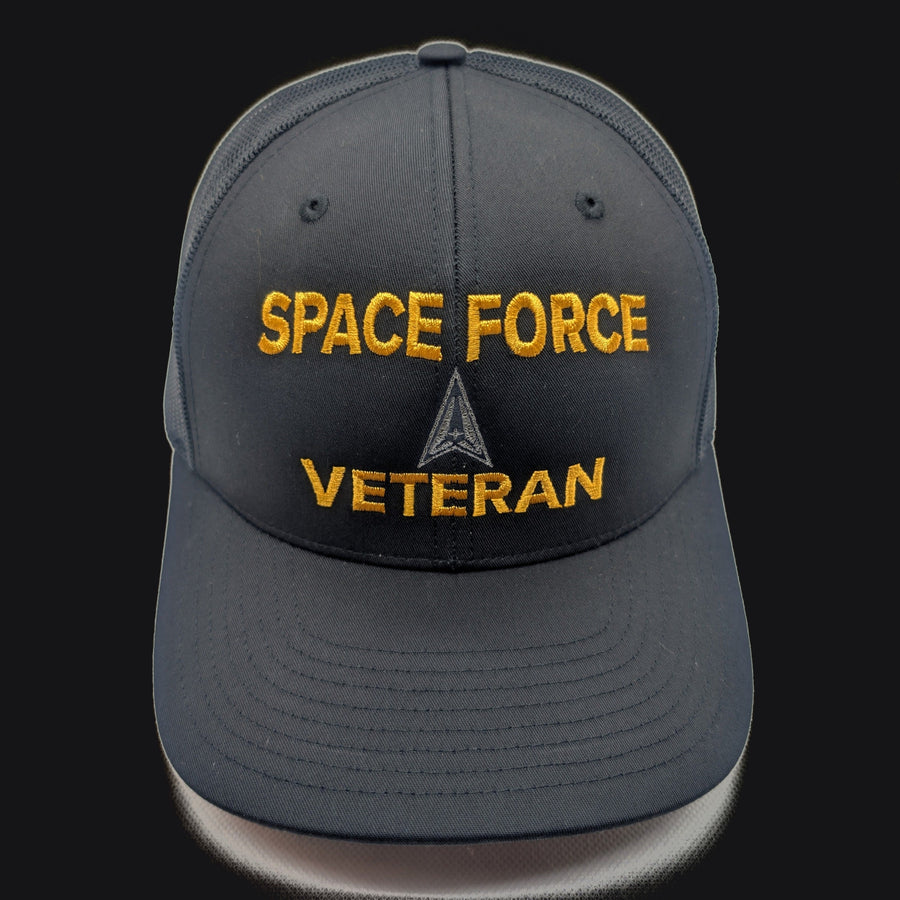 Space Force Veteran Hat, top view